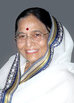 President of India : Smt. Pratibha Devisingh Patil